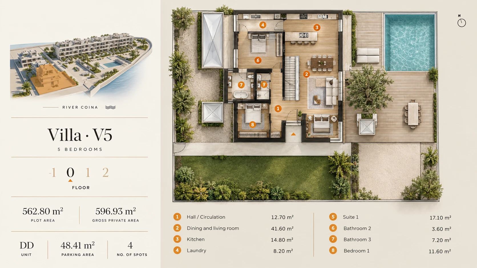 New Five-Bedroom Villa with Garden, Private Pool and Rooftop in Barreiro — from €1,700,000 - Property photo 14