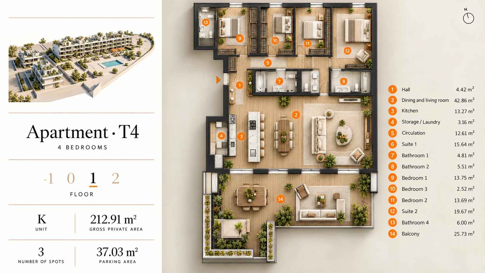 New Four-Bedroom Apartments in Barreiro — Space, Comfort and Contemporary Living from €825,000 - Property photo 16