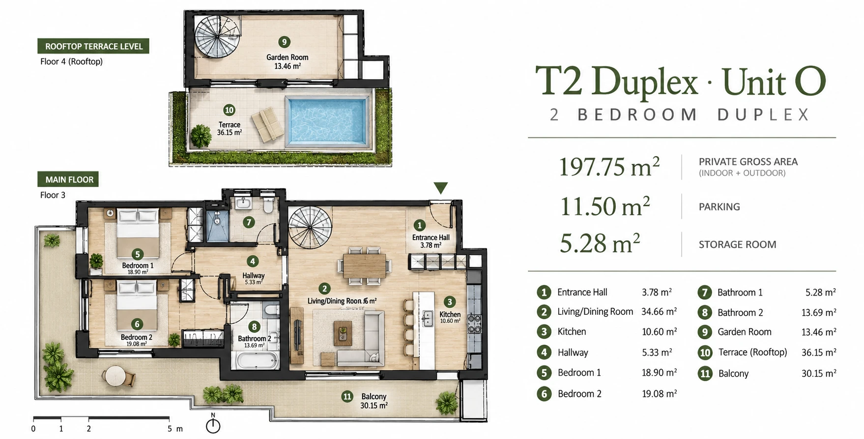 Two-bedroom duplex with generous outdoor space in Mafra — from €747,203 - Property photo 12