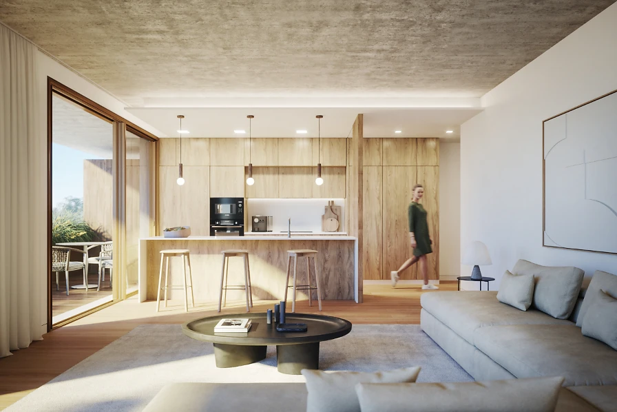 New Four-Bedroom Apartment with Private Rooftop and Pool in Barreiro — from €1,100,000 - Property photo 10